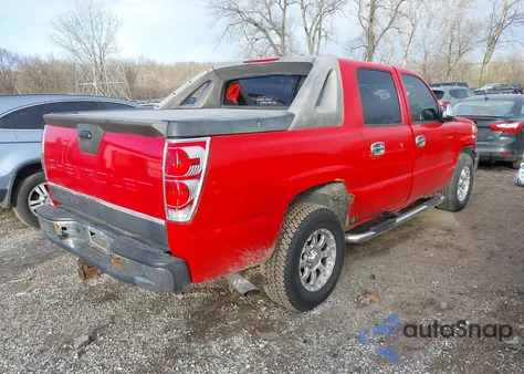 2005 Chevrolet Avalanche 1500 Z66 from USA, damaged, VIN 3GNEC12Z45G280188